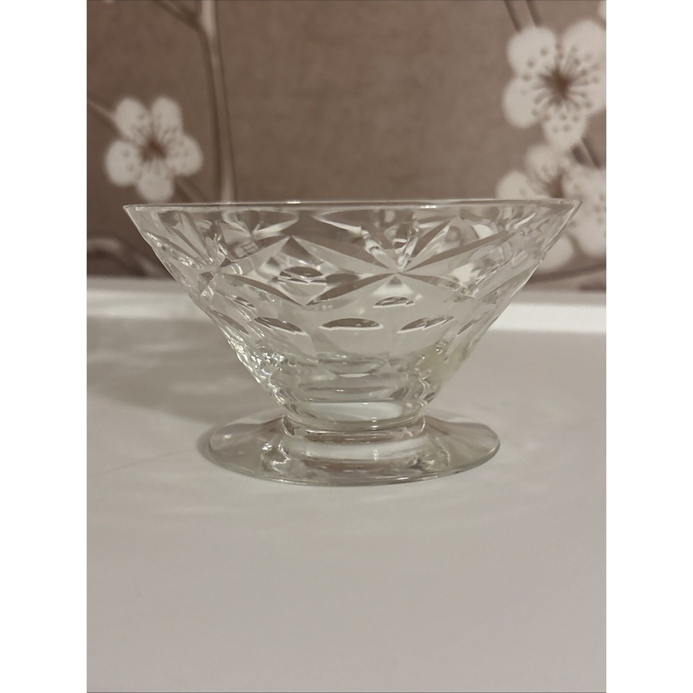 America By Seneca STAR FLOWER DIMPLE 2 Glass Crystal COCKTAIL SHERBET DESSERT